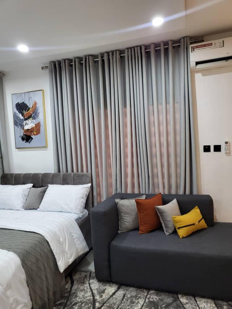 Stylish Modern Studio Apartment-Banana Island Lagos Exterior foto